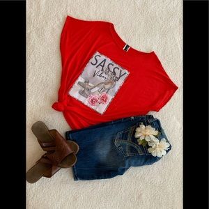 Plus Size Women’s T Shirt (One Size)